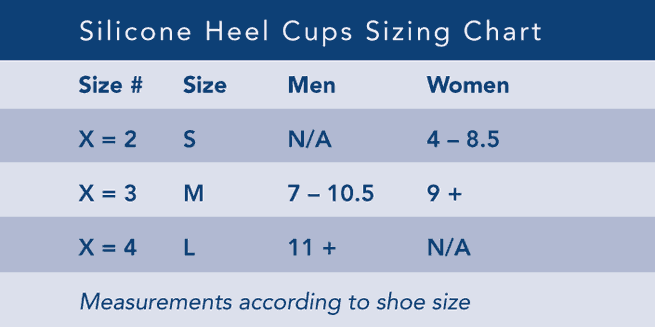 Silicone Heel Cups Foot Supports